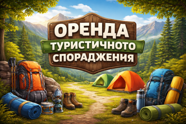 Оренда туристичного спорядження