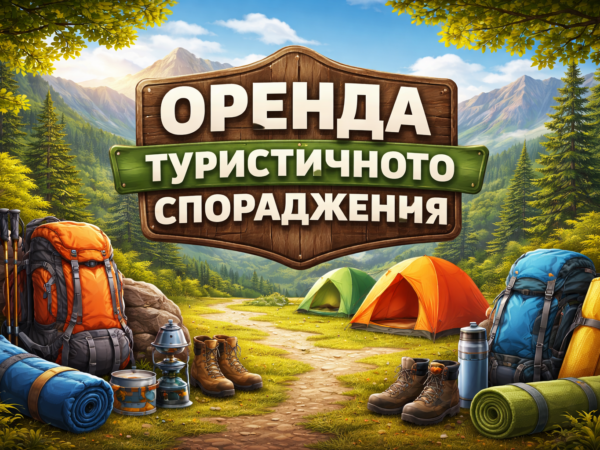 Оренда туристичного спорядження